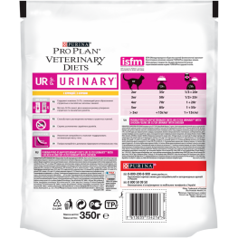 ПРО ПЛАН Сухой корм Purina Pro Plan Veterinary diets UR корм для кошек при болезнях нижних отделов мочевыводящих путей c курицей, пакет, 350 г